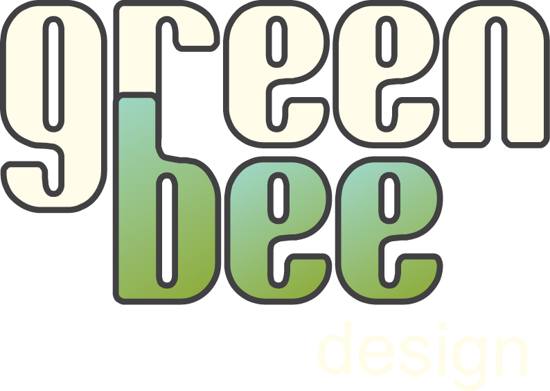 green bee design